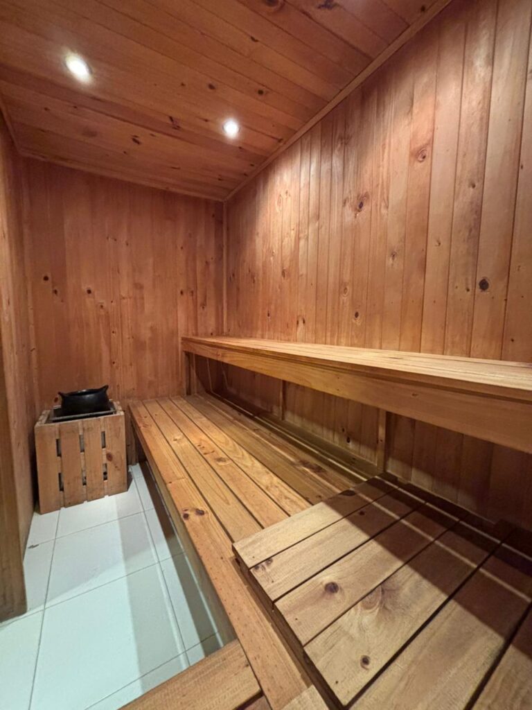 Sauna de madera privado en Bogotá